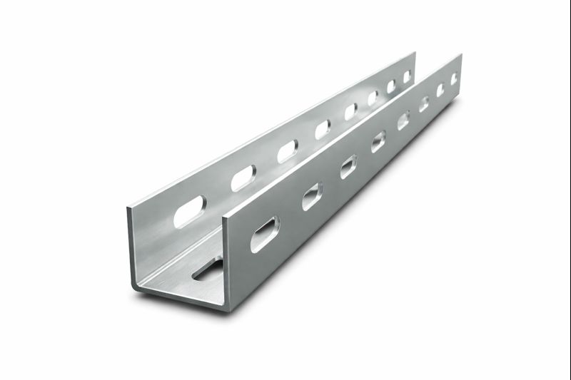 П-профиль перфорированный K225 80x40x2000 толщина 1.5 мм горячее цинкование